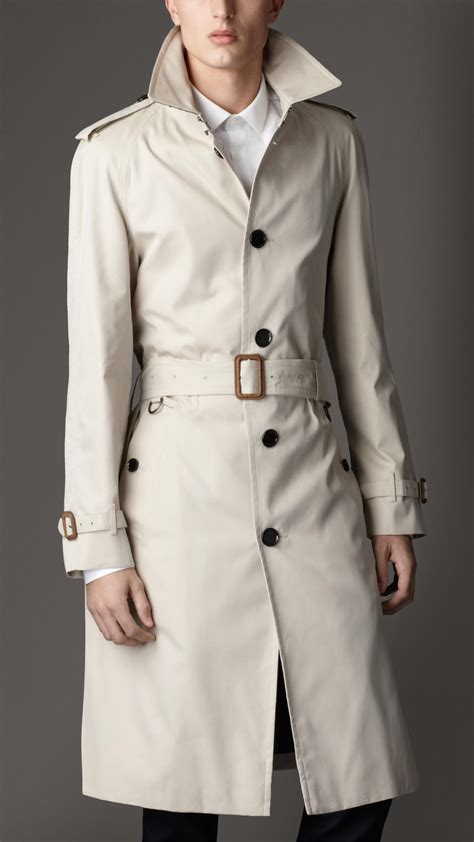 burberry gabardine trench coat mens buy leather detail|gabardine trench coat with warmer.